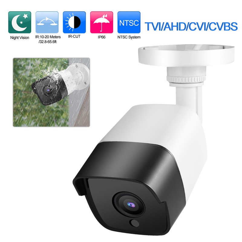TVI/AHD/CVI/CVBS Analog CCTV Outdoor Waterproof DVR Security Bullet Camera1080P NTSC