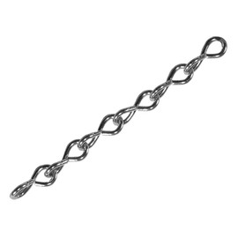 Faithfull FAICHJCUT16Z Jack Chain Zinc Plated Steel 2.5M Length 1.6mm Diameter
