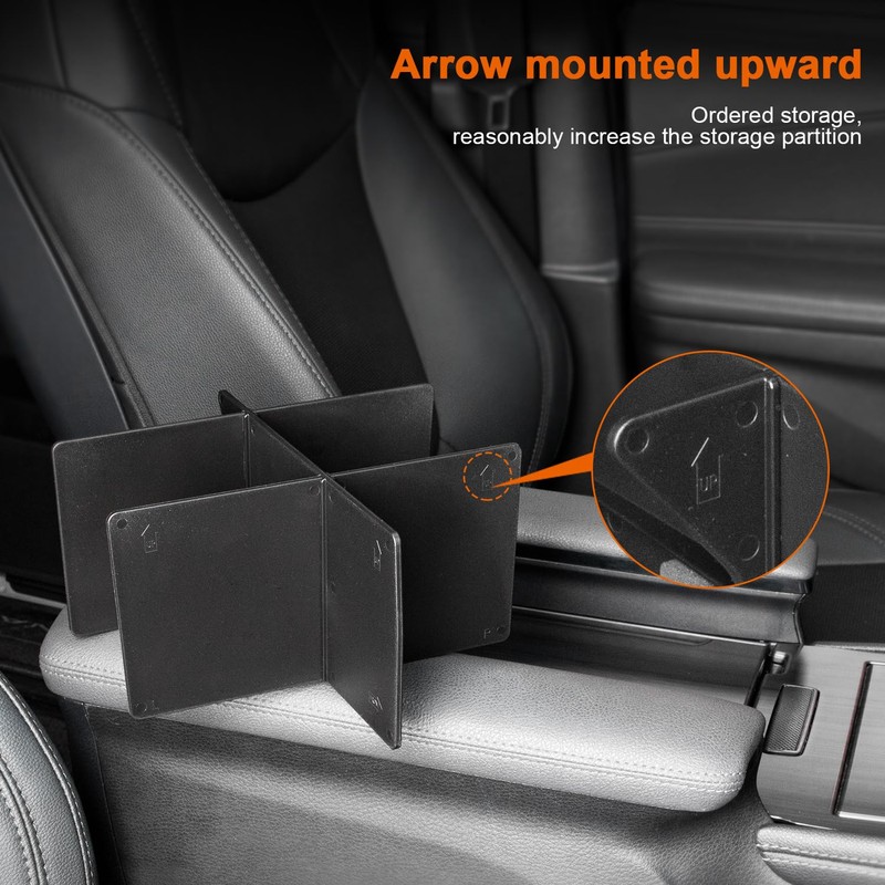JYCDC Center Console Organizer Tray Compatible with 2021-2025 Toyota Sienna,Armrest