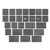 Trendi Switch 2 Gang Long Switched Modern Designer Plug Socket