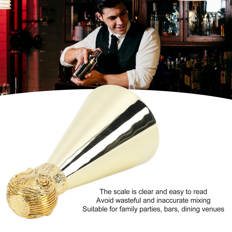 Stainless Steel Jigger Japanese Style Bar Bartending Measuring Ounce Cup