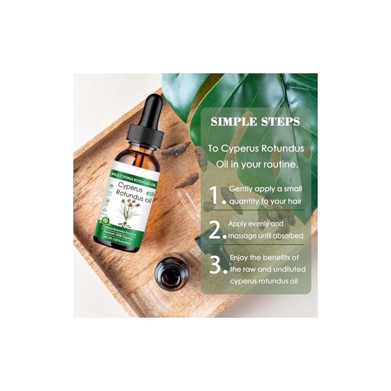 Aceite De Cyperus Rotundus Para La Depilación, Aceite Natural De