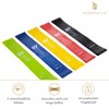 SUPERLETIC Mini Resistance Bands Set of 5 I Fitness Band
