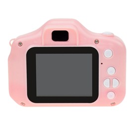 Kids Selfie Camera 8MP 1080P HD Digital Video Cameras with 8GB Memory Card Christmas Birthday Gifts for Toddler Boys Girls Pink
