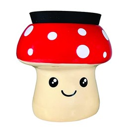 Streamline Imagined Mushroom Stash Jars (Red)