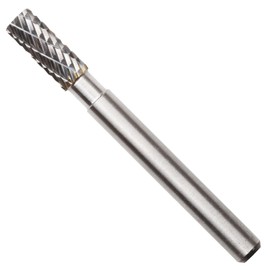 Tungsten Carbide Rotary Drill Bit, Type A Shank Diameter 6-10mm A0616 – Double-Cut Carbide Drill bits for die Grinders, Metalworking Suitable for Metal, Wood, Plastic and Stone (Type A 6mm)