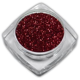 Premium Brilliance Glitter Powder Nail Art Red