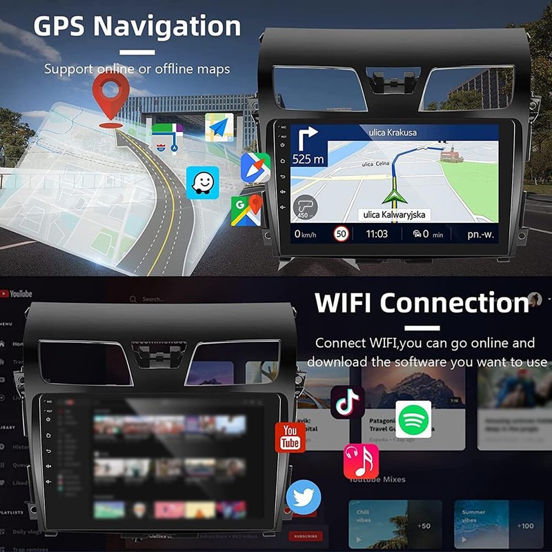 Radio for Nissan Altima 2013 2014 2015-10.1'' Wireless Apple Carplay