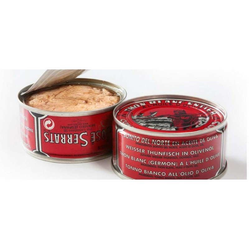Serrats White Tuna Lions (Bonito) in Olive Oil From Spain