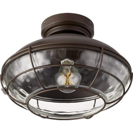 Quorum 1975-86 Restoration LED Fan Light Kit from Windmill Collection in Bronze / Dark Finish,