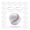 Baseball Acrylic Ball Stand Round Clear Plant Base Clear Display