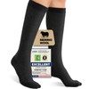 Iambamboo Merino Wool Compression Socks for Women Men, 15-20 mmHg