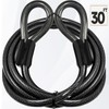 EEBBL Heavy Duty Security Cable, Commercial Grade, Galvanized Braided Steel,