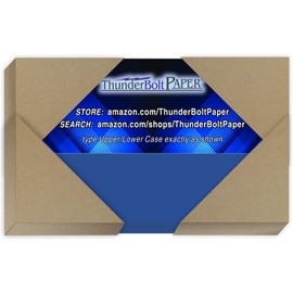 200 Bright Royal Blue 65# Cardstock Paper 3" X 5" (3X5 Inches) Index|Recipe Card|Photo|Frame Size - 65Cover/45Bond Light Weight Card Stock - Bright Printable Smooth Paper Surface