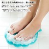 tone Antibacterial Foot Brush Shell Aqua Blue