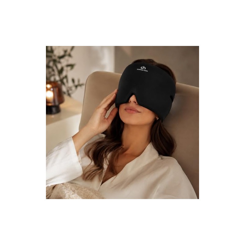 Gorro Aliviar Migraña Gel Dolor Cabeza Tensión Terapia Frío Calor