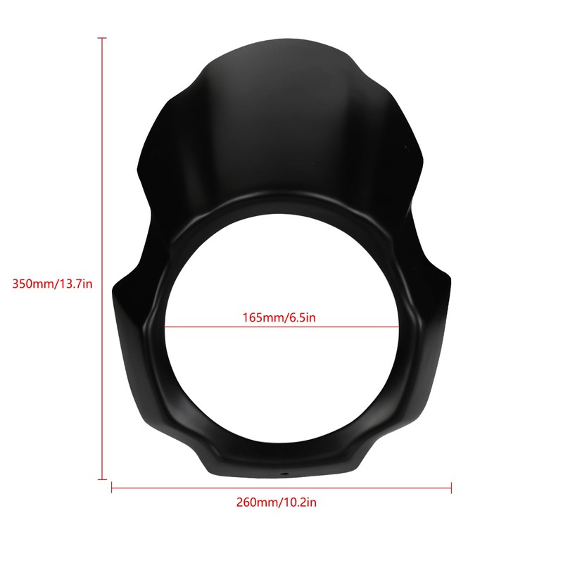 MOCODUO Front Windshield Fairing Cover Fits for Kawasaki Eliminator 500
