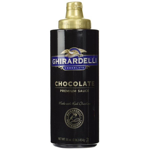 Ghirardelli Chocolate Sauce, Black Label (16oz Squeeze bottle)