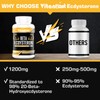 Beta-Ecdysterone Supplement 1200 mg | 98% Maximum Purity, 60 Pieces