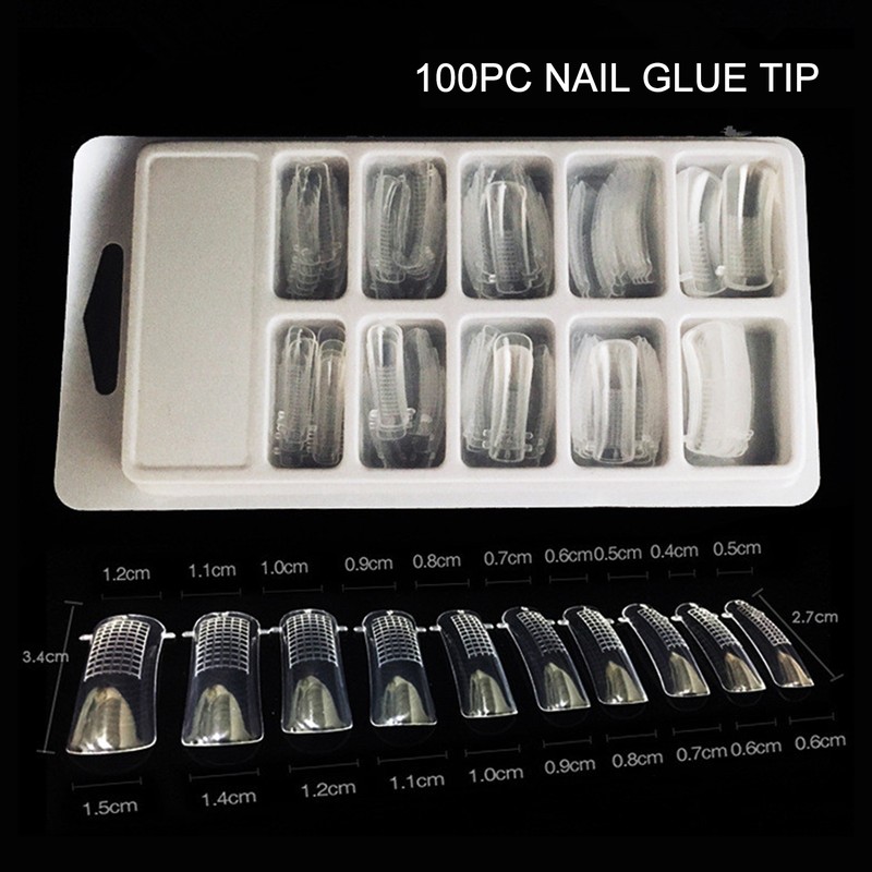 Nail Glue 3 Colors Quick-dry Manicure Tools UV Nail Lamp