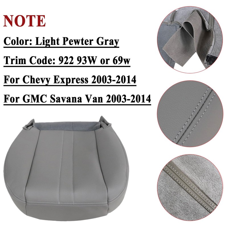 NLQR Driver or Passenger Side Bottom & Back Replacement Seat