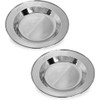 normani 1-3 pieces robust stainless steel camping plates, rust-proof, colour