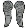 Hot Leathers Angel Wings Patch (Multicolor, 10")