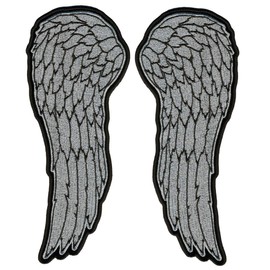 Hot Leathers Angel Wings Patch (Multicolor, 10")
