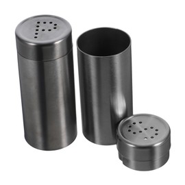 IWOWHERO 2Pcs Stainless Steel Kitchen Spice Portable Condiment Dispenser for Modern Design Seasoning Containers for Cooking BBQ