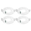 PATIKIL 115mm (4.53") Universal Light Fixture Mounting Bracket Kit, 4set