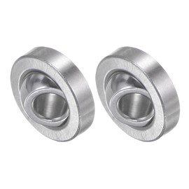 Kozelo 2 Pcs GE4C Spherical Plain Bearing - [3.8mm x 12mm x 5mm] Pre-Lubricated Radial Spherical Plain Bearing, Chrome Steel