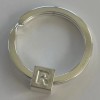 Philippi Initial LETTER “R” Key Ring Metal Fob Germany Keychain