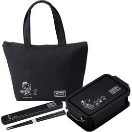 Snoopy Bento Box, Set of 3, Black