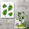 Tropical Leaf Stencils, Fern Leaf Monstera Palm Leaves Wall Stencil