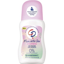 CD Girl Desodorante Roll-On para Niñas | Mi Primer Desodorante con Aloe Vera Orgánico | Sin Sales de Aluminio | 48H Protección Suave | Vegano y Apto para Piel Sensible