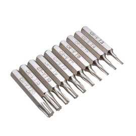 10PCS for C-R-V Torxs Screwdriver Bits Set T3-T4-T5-T6-T7-T8-T9-T10-T15-T20