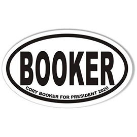 Cory Booker for President 2020 Oval Bumper Sticker