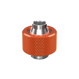PrimoChill SecureFit SX - Premium Compression Fitting for 3/8in ID x 5/8in OD Flexible Tubing (F-SFSX58) - Available in 20+ Colors, Custom Watercooling Loop Ready - Candy Copper