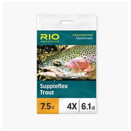 RIO Products Suppleflex Trout Leaders 12ft 3X, 3 Pack