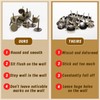 200 PCS Thumb Tacks for Wall, LPZNUYVC 7/16 Inch Decorative