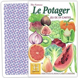 Heritage Playing Cards: Vegetable Garden Playing Cards