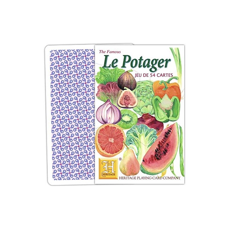 Heritage Playing Cards: Vegetable Garden Playing Cards