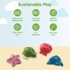 PlanToys® Sea Life Bath Set Wooden Montessori Tactile and Imaginative
