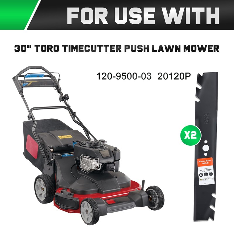 Grasscool Timemaster 30 inch Mulching Blades for 30" Deck Toro