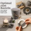 Felt Ribbon Decorative Ribbon Felt Grey 10 x 200 cm