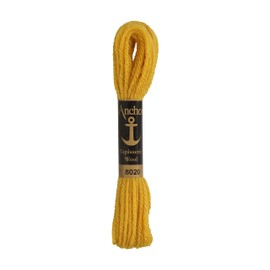 Susan Bates Embroidery Thread, 100% wool, Hinig Yellow, 10m