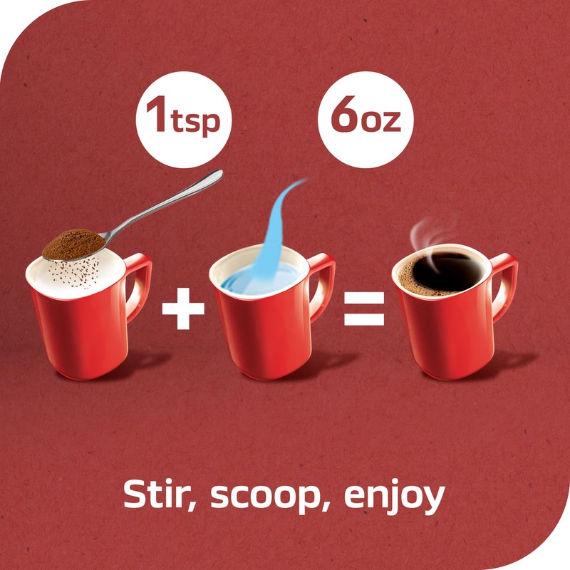 NESCAFÉ CLÁSICO Instant Coffee, Dark Roast Coffee, 1 Jar (10.5