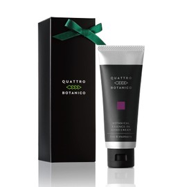 Quattro Botanico Hand Cream with Wrapping, Rough Hand, Botanical Essence In, Hand Cream, 1.6 oz (45 g), Lime & Blackberry Scent, Hand Care, Smooth, Non-sticky, Additive-free, Moisturizing, For Men and