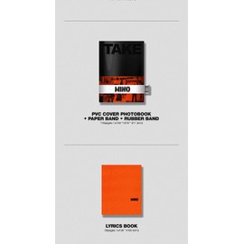 SONG MINO [TAKE] 2nd Album [ TAKE #1+TAKE #1 ] 2 VER SET. 2p CD+3p RANDOM FOLDED POSTER+2p Photo Book(116p)+2p Paper Band+2p Rubber Band+2p Lyrics Book+2p Photo Card+TRACKING CODE K-POP SEALED