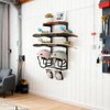 Skateboard Wall Mount Rack — Horizontal Multi-Board Display Shelf &